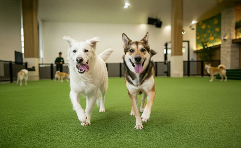 室内ドッグラン、行ってみよう!